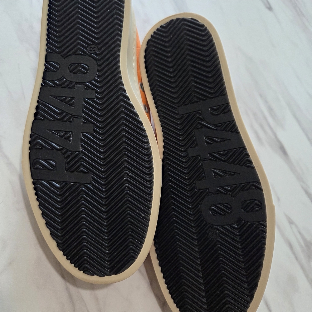 P447 Orange Suede Men's/WomanS Sneakers Size 37 - Picture 7 of 8